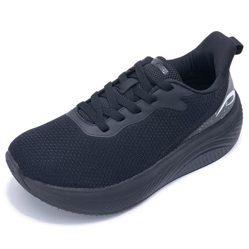 Wide Toe Box Shoes Women Arch Support Walking Shoes for Plantar Fasciitis Wide Width Orthotic Tennis Sneakers