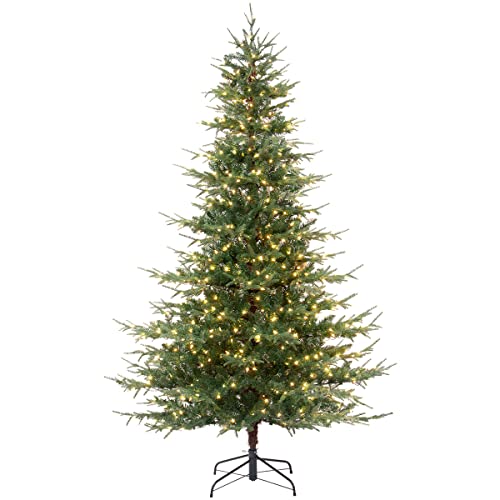 OasisCraft Prelit Christmas Tree, Artificial Christmas Tree for Home Party Christmas