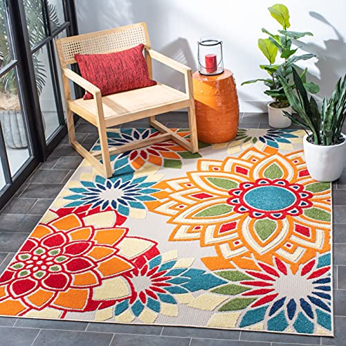 Safavieh Carousel Kids Collection Area Rug - 10' x 14', Grey & Lavender, Non-Shedding & Easy Care, Ideal for High Traffic Areas for Boys & Girls in Playroom, Nursery, Bedroom (CRK103F)