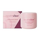 HEALTHVIBER Moisturizer Face Cream – Deep Hydrating Night Cream with Ceramides & Ginseng for Anti-Aging, Fragrance-Free & Paraben-Free Face Cream for All Skin Types, 5.07 fl oz
