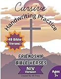 Cursive Handwriting Practice: Friendship Bible Verses
