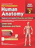 Human Anatomy: Regional And Applied Dissection and Clinical Lower Limb Abdomen and Pelvis, 9Ed Vol 2