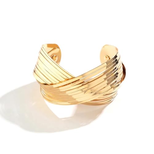 Shining Diva Fashion Gold Plated Latest Stylish Kada Bangle Cuff Bracelet for Women & Girls (16195b)