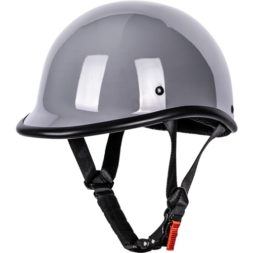 Yesmotor Half Helmet Polo Cap Half Shell Open Face Motorcycle Helmet - DOT Approved