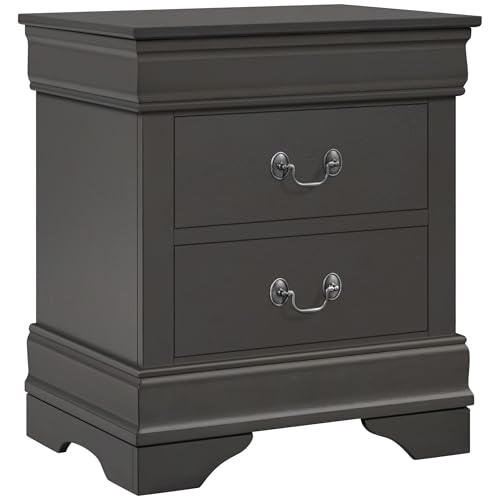 Yaheetech Fully-Assembled Nightstand with Drawers
