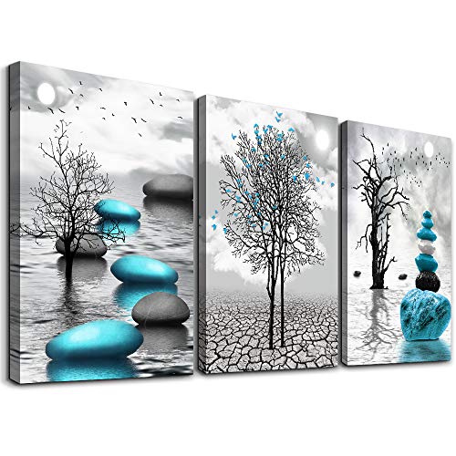 DZRWUBHS Canvas Wall Art for Bathroom Wall Decor for Living Room Modern Family Bedroom Canvas Art Kitchen Mermaid Pictures Artwork Wall Paintings Ready to Hang Home Decorations
