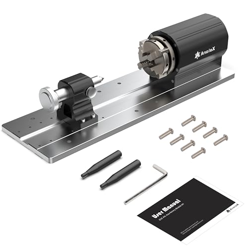 4th Axis Rotary Module for 4030-Evo Ultra/4030-Evo Ultra2, w/Industrial Harmonic Reducer 50:1, Clamped Range: Length 20-260mm, Diameter 2-67mm