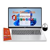 HP 17 Business Laptop, 17.3" HD+ Touchscreen Display, Intel 10-Core i7-1355U, 64 GB RAM, 4 TB SSD, Intel Graphics, Wi-Fi 6, Webcam, Lifetime Microsoft Office, Windows 11 Pro, w/Designed Accessories