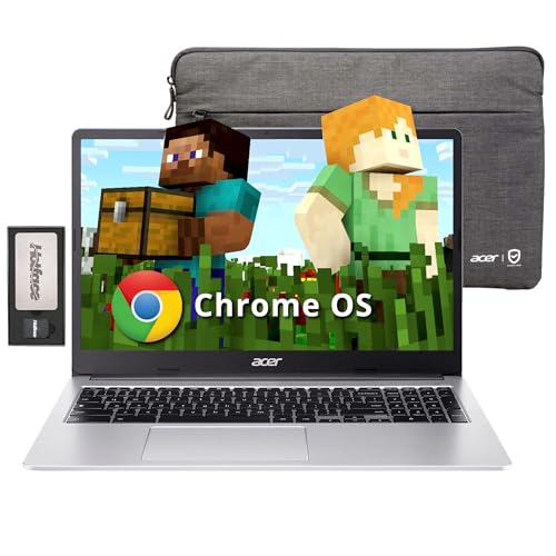 Acer Chromebook 315 15.6" HD Laptop, Intel Pentium N6000, 4GB LPDDR4X, 288GB Storage (128GB eMMC & 160GB Docking Station Set), Intel UHD Graphics, Numeric Keypad, HD Webcam, Wi-Fi 6, Chrome OS, Silver