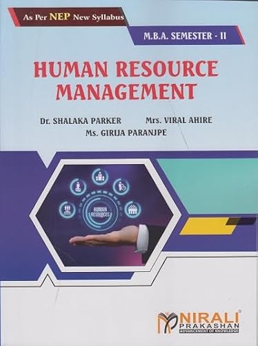 HUMAN RESOURCE MANAGEMENT for MBA Semester 2 | Parker, Ahire, Paranjpe | Nirali Prakashan