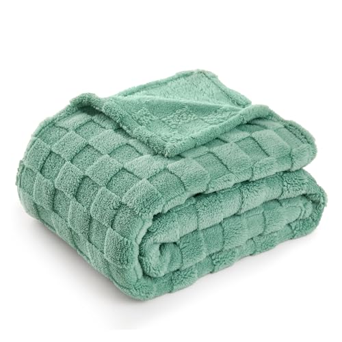 BEDELITE Fleece Throw Blanket for Couch & Bed- 300GSM Soft & Warm Fluffy Blanket, Decorative and Giftable Striped Blankets for Women, Men