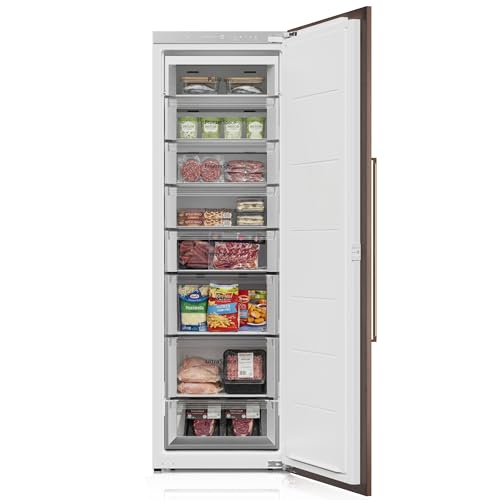 Ca'Lefort 22'' Panel Ready Refrigerator, Built-in All Freezer Panel-Ready Fridge, Built In Refrigerator Perfect for Modern Kitchens, 8 Freezer Spaces, 9.75 cu.ft (Panel Not Included)