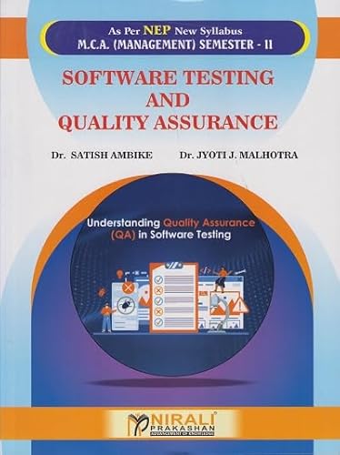SOFTWARE TESTING AND QUALITY ASSURANCE for M.C.A. (Management) Semester 2 | Nirali Prakashan