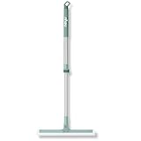 NEYU Heavy Duty Bathroom Wiper with 180-Degree Swivel Head | Multifunctional Magic Broom Floor Wiper | 50-Inch Rotating Floor Squeegee with Long Handle Adjustable (1 Piece)