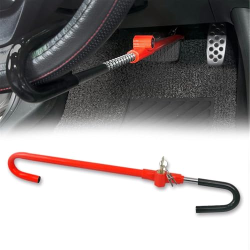 KAYCENTOP Car Lock Steering Wheel Brake Pedal Lock Auto Security Steering Wheel Lock Anti Theft Device