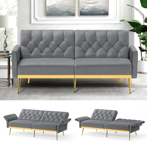 ACMEASE Velvet Futon