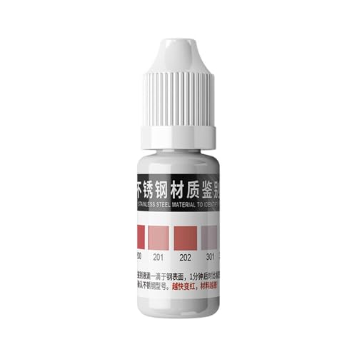 Stainless Steel Testing Agent - Steel Testting Liquid, Stainless Steel Analysis Agent | 12ml Rapid Testing Reagent, Portable Kitchen Gadget for Testing Tableware, Sanitary Ware Building Materials