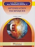 OPTIMIZATION TECHNIQUES For MCA (Management) Semester 2 | Mr Vaibhav Kale | Nirali Prakashan