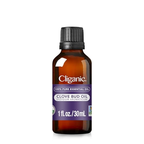 Cliganic USDA Organic Lemon Essential Oil, 100% Pure & Natural | Undiluted, for Aromatherapy, Household Cleaning | Non-GMO Verified