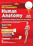 Human Anatomy: Upper Limb, Thorax, Reginal and Applied Dissection and Clinical, 10Ed, Vol 1