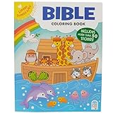 Bible Coloring Book with Stickers