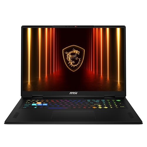 MSI Vector A18 HX 18” 240Hz QHD+ Gaming Laptop: AMD Ryzen 9-9955HX, NVIDIA Geforce RTX 5080, 32GB DDR5, 1TB NVMe SSD, Type C, Wi-Fi 7, Win 11 Home: Cosmo Gray A9WIG-065US