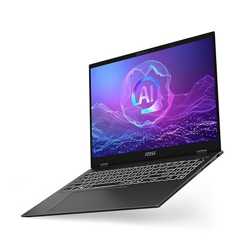 MSI Prestige 16 AI+ Evo 16" UHD+ OLED Laptop: Intel Ultra 7-256V, Intel Arc Graphics, 16GB DDR5, 1TB NVMe SSD, HDMI, Wi-Fi 7, Win 11 Home: Stellar Gray B2VMG-059US