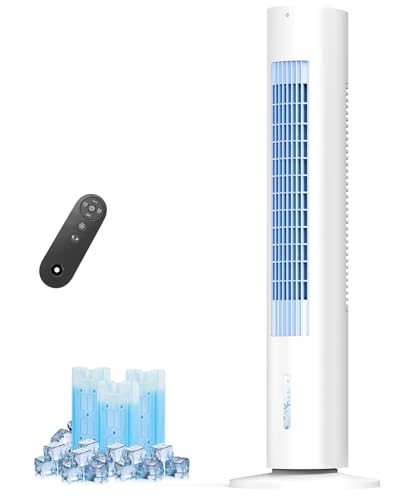 AIRTHRYL Portable Air Conditioners Windowless, 2025 Upgraded Cooling System, 35 Inch Evaporative Air Cooler w/3 Speeds, Smart Timer for Auto-off & 70°Oscillation, Swamp Cooler for Room, Office, Home