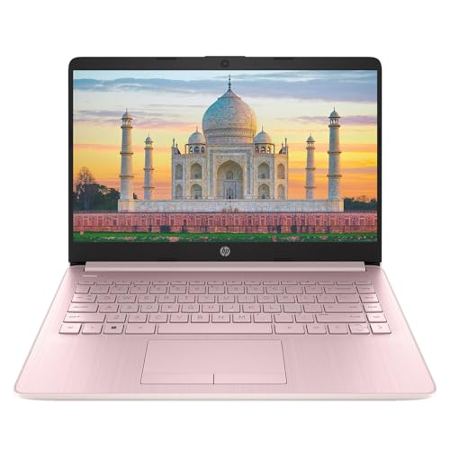 HP 14 Inch Business Laptop, Ultral Light Laptops for Student and Business, Intel Celeron N4120(Quad-Core),4GB RAM,64GB eMMC,Intel UHD Graphics,1-Year Office 365,Windows 11 S,Pink
