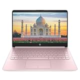 HP 14 Inch Business Laptop, Ultral Light Laptops for Student and Business, Intel Celeron N4120(Quad-Core),4GB RAM,64GB eMMC,Intel UHD Graphics,1-Year Office 365,Windows 11 S,Pink