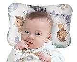 WelsLife Soft Hypoallergenic Head & Neck Support Organic Cotton Cover Machine Washable (Animal World)