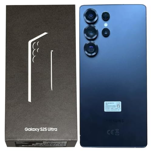 Samsung Galaxy ​S25 Ultra 5G 2025 (International Version) | GSM Unlocked (T-Mobile) | ​1TB ​Storage​ + 12GB RAM SM-S938B ​Qualcomm Snapdragon 8 Elite Android 15 Smartphone (Titanium JetBlack)
