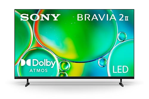 Sony BRAVIA 2 II 43 Inch 4K Ultra HD LED Smart TV with Google TV and Exclusive Features for PlayStation®5 (K-43S20M2), 2025 Model