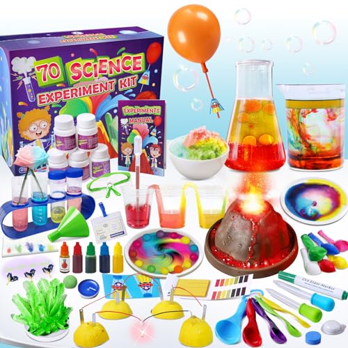UNGLINGA 210 Experimets and lab Coat Experiments Science Kit for Kids
