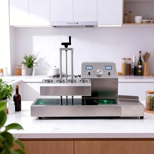Continuous Induction Sealing Machine LX6000A 15-80mm Bottle Cap Automatic Sealer 1800W Sealer for Sealing the Mouth of Non-metallic Bottles such as Plastic and Glass