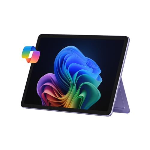 Microsoft Surface Pro 2-in-1 Laptop/Tablet (2025), Windows 11 Copilot+ PC, 12" Touchscreen Display, Snapdragon X Plus (8 Core), 16GB RAM, 512GB Storage, Violet