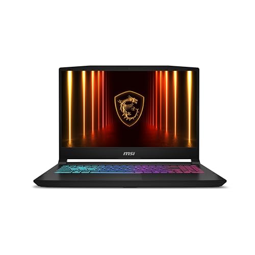 msi Katana 15 HX 15.6” 165Hz QHD+ Gaming Laptop: Intel Core i9-14900HX, NVIDIA Geforce RTX 5070, 32GB DDR5, 1TB NVMe SSD, RGB Keyboard, Win 11 Home: Black B14WGK-016US