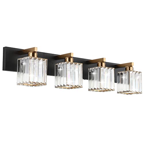 Aipsun Vanity Light Bathroom Lighting Fixtures Crystal Modern Bathroom Vanity Light (Exclude Bulb)