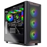 Skytech Chronos Gaming PC Desktop, Ryzen 5 9600X 3.9 Ghz (5.4GHz Turbo Boost), AMD RX 9070 16GB GDDR6, 1TB Gen4 NVMe SSD, 16GB DDR5 RAM 6000, 850W Gold PSU, Wi-Fi, Win 11