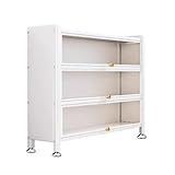 XPLKQXE Kitchen Storage Cabinets for The Ga-p, Slim Storage Rack Shelving Unit Organizer, Ultra-Narrow Sideboards for Small Appliances, Snacks Kitchenware,(81.8x27.6x89cm)