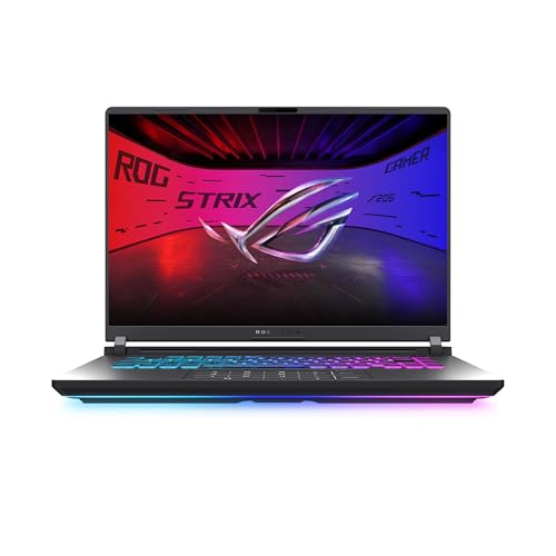 ASUS ROG Strix G16 (2025) Gaming Laptop, 16” ROG Nebula 16:10 2.5K 240Hz/3ms, NVIDIA® GeForce RTX™ 5070, AMD Ryzen™ 9 9955HX Processor, 32GB DDR5-5600, 1TB PCIe Gen 4 SSD, Wi-Fi 6E, Windows 11 Home