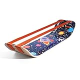 GIBBON SlackBoard Plus - 2-in-1 Slackline Balance Board for Adults - Workout Equipment Home Gym Training - Slack Board Wooden Balance Trainer - Standing Desk Exercise, Yoga, Agility, Pilates, Core