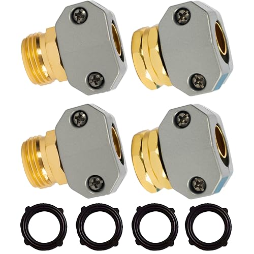 Hourleey Aluminum Alloy Garden Hose Repair Kit