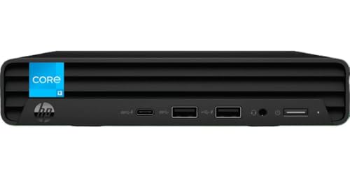 HP 260 G9 Mini Pro Desktop Computer, Intel i3-1315U, 16GB RAM, 512GB NVMe SSD, 2- Monitor Support 4K, HDMI, VGA, USB Type-C, WiFi 6, Bluetooth 5.3, Windows 11 Pro, Black