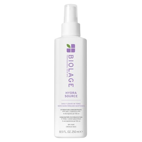 Biolage Hydra Source Daily Leave-In Tonic - Moisturizes & Detangles, With Fermented Aloe & Micro-Filtered Hyaluronic Acid, For Dry Hair