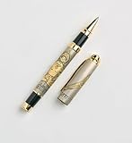 Customised Lord Bajrangbali Etched Pen – Premium Brass Roller Pen with Hanuman Engraving & Divine Jay Shree Ram Inscription