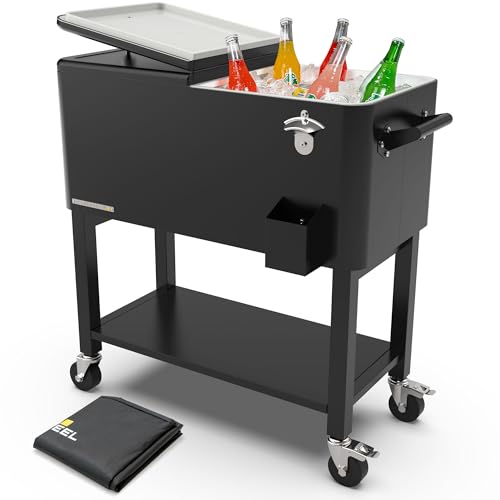 Permasteel 80-Qt Large Outdoor Patio Cooler
