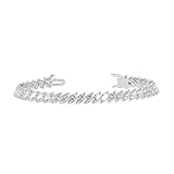 Houston Diamond District 2 to 28 Carat Lab Grown Diamond Classic Tennis Bracelet 4-Prong Setting for Women (E-F Color, VS2-SI1 Clarity) 14K White Gold 15 Carat Marquise Shape