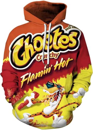 Basoteeuo Mens Hoodies Pullover Graphic Design 3D Cool Novelty Long Sleeve Hooded Sweatshirts with Pockets