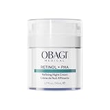 Obagi Medical Retinol + PHA Refining Night Cream - Clinically Proven, Dual-Action, Overnight Anti-Aging Face Cream for Smoother, Renewed Skin & a More Even-Looking Complexion - 1.7 Oz